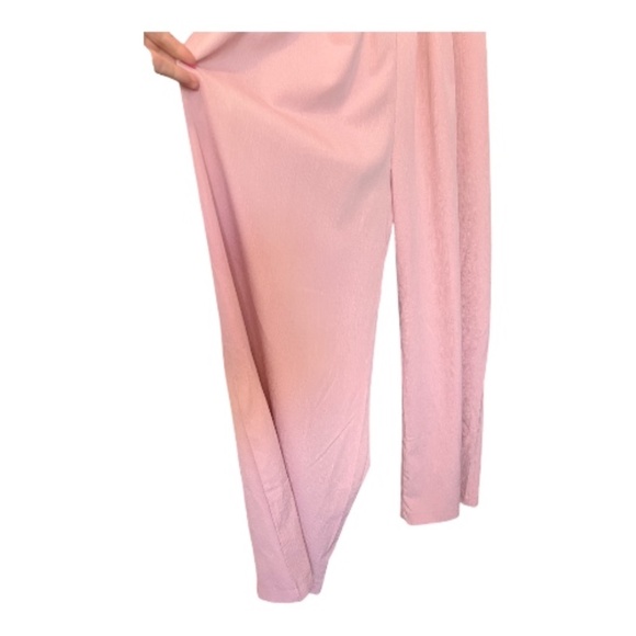 β¨ EUC Dusty Rose Casual Wide Leg Overalls Jumpsuit | Size XL - Picture 5 of 11